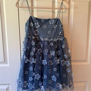 Altar'd State 3D Floral Babydoll Dress